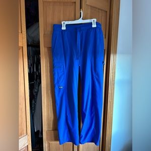 Grey's Anatomy Barco Spandex Kim Women's 3-Pocket Back Scrub Pants- New Royal